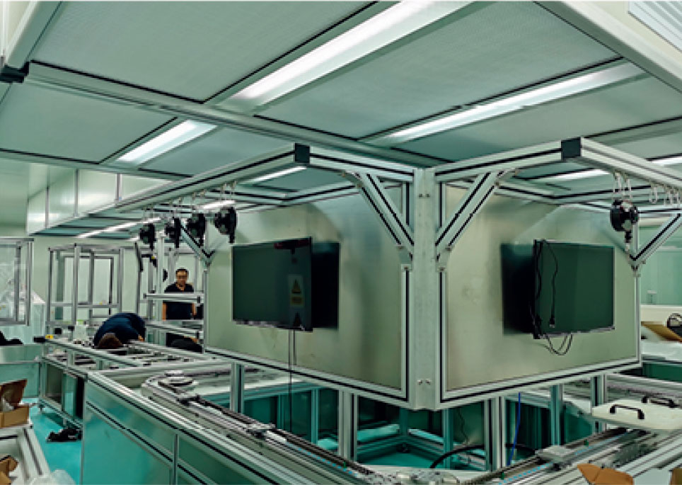 机舱装配流水线